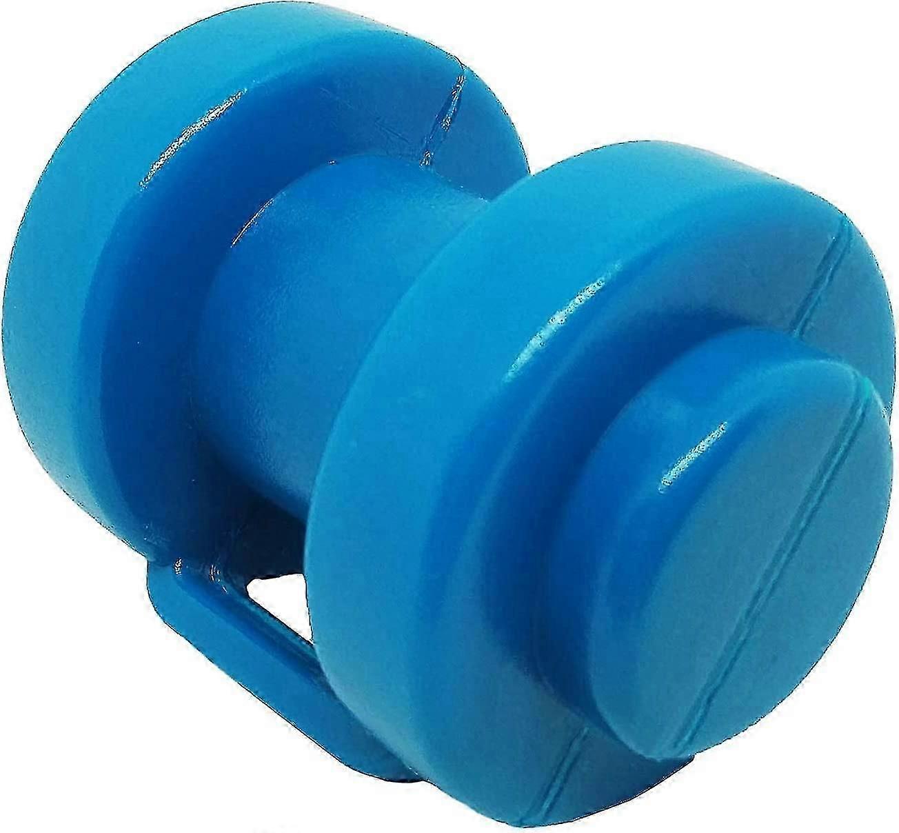 Set Of 8 Trampoline Post End Caps For Trampoline Net Posts 25 Mm, Particularly Robust, Weatherproof End Caps, Safety Net Spare Part (blue-)