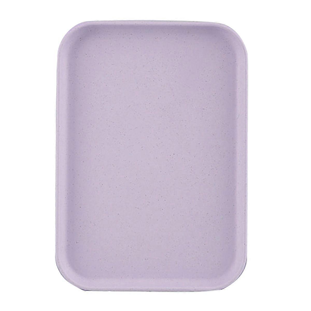 Kitchen Serving Tray, Wheat Straw Nordic Style Rectangle Tray