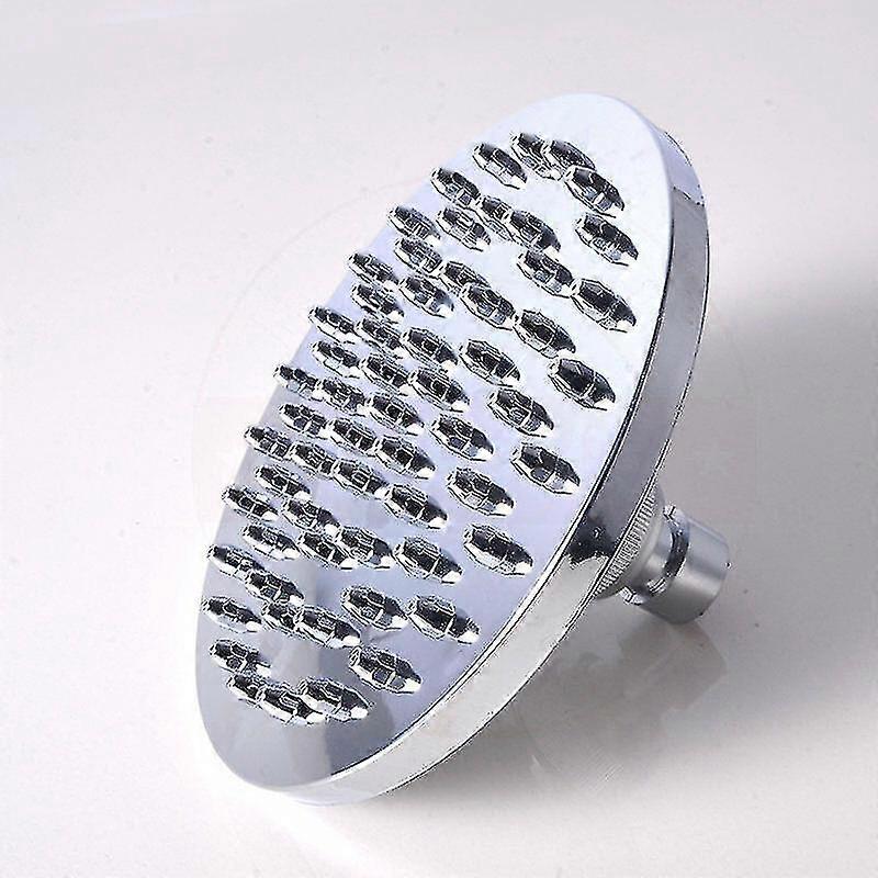 Solar-Powered Round Shower Head, High Pressure Water-Saving Eco-Friendly Bath