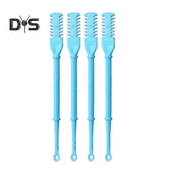 4Pcs Nose Hair Trimmer Dual-Side Blades Nostril Hair Remover Tool Rotating Nose Hair Cutter for Men Women Manual Nasal Hair Cutter