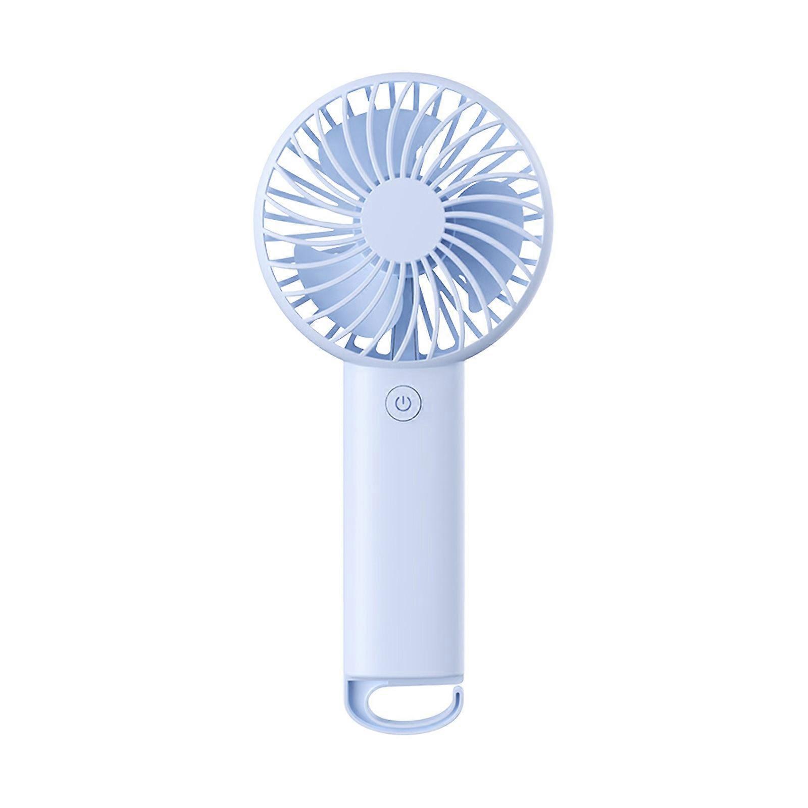 Desktop Folding Small Fan USB Charging Portable Handheld Small Fan LED Digital Display Hanging Necks Fan Bring A Hanging Rope Camping