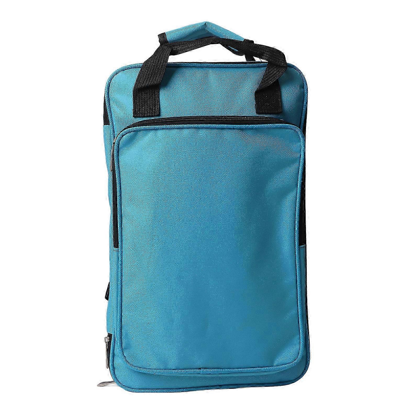 Drum Stick Backpack Waterproof Oxford Handheld Portable Ergonomic Multifunctional Bag W 60 Blue