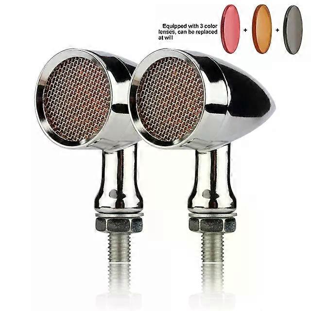 1 Pair Motorcycle Turn Signal Lights LED Brake Running Tail Lamp Motorbike Signal Lamp