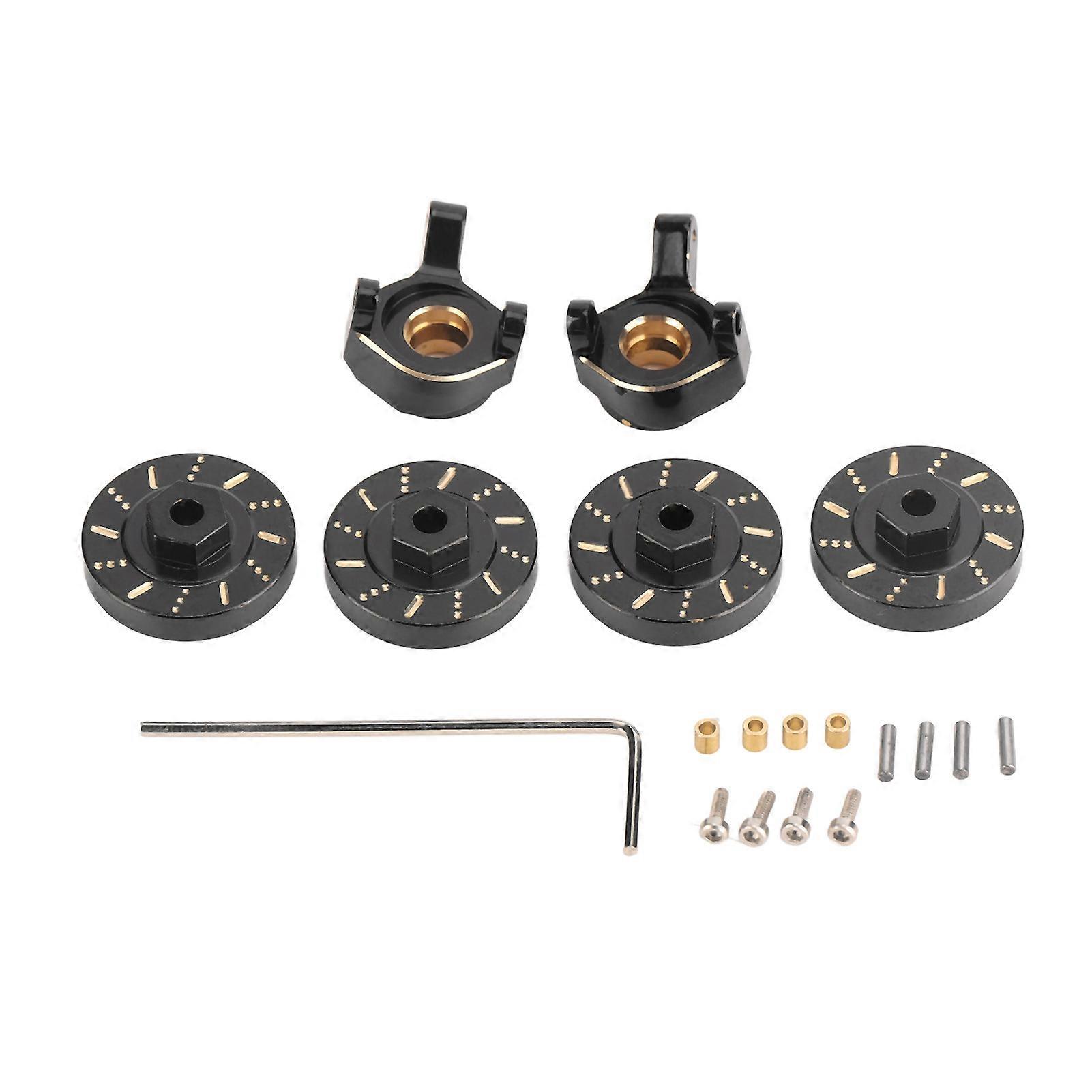 RC Wheel Hub Professional Brass High Accuracy RC Hex Coupler Steering Cup for Axial SCX24 1/24 RC Car