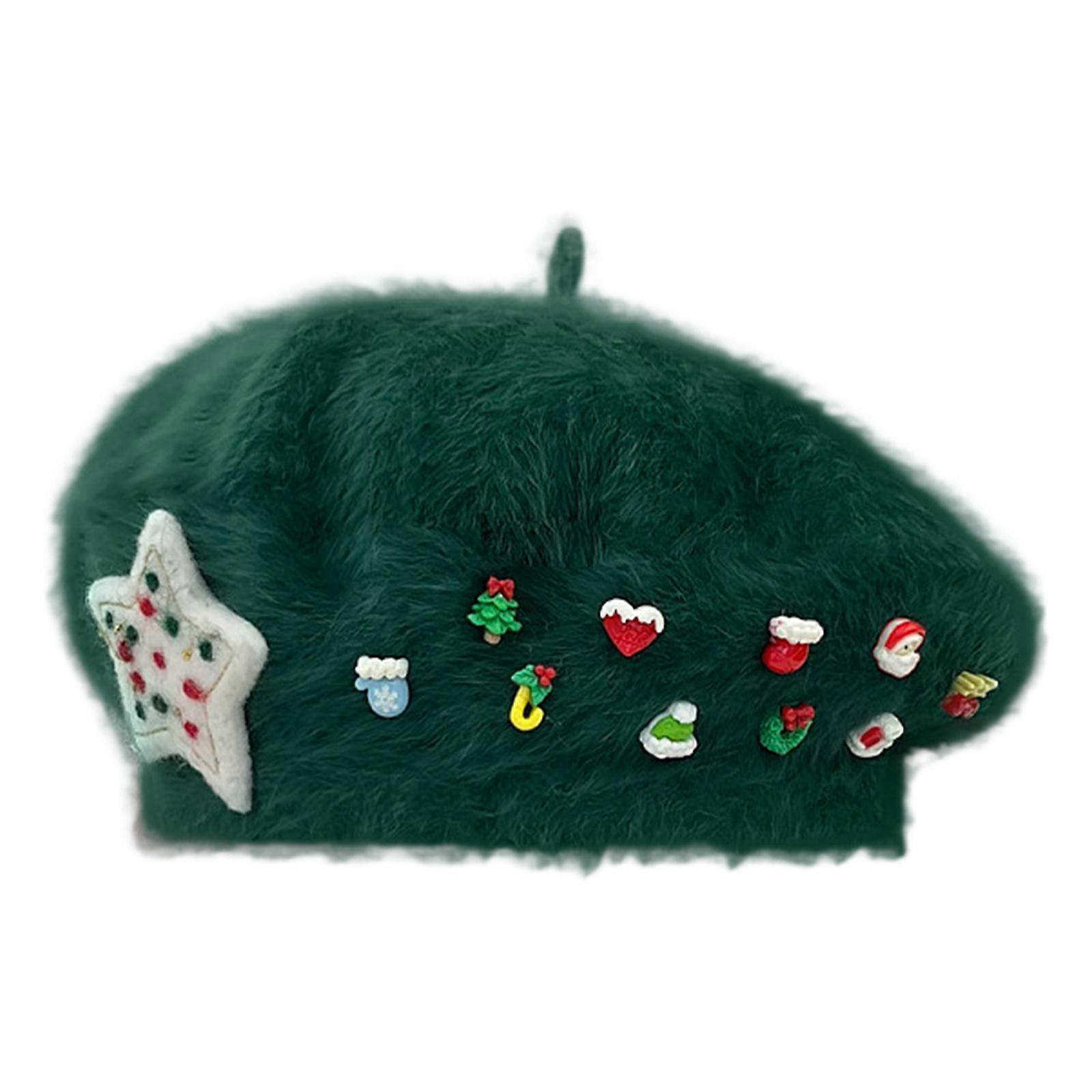 Girls Painter Hat Beanie Hat French Beret for Christmas