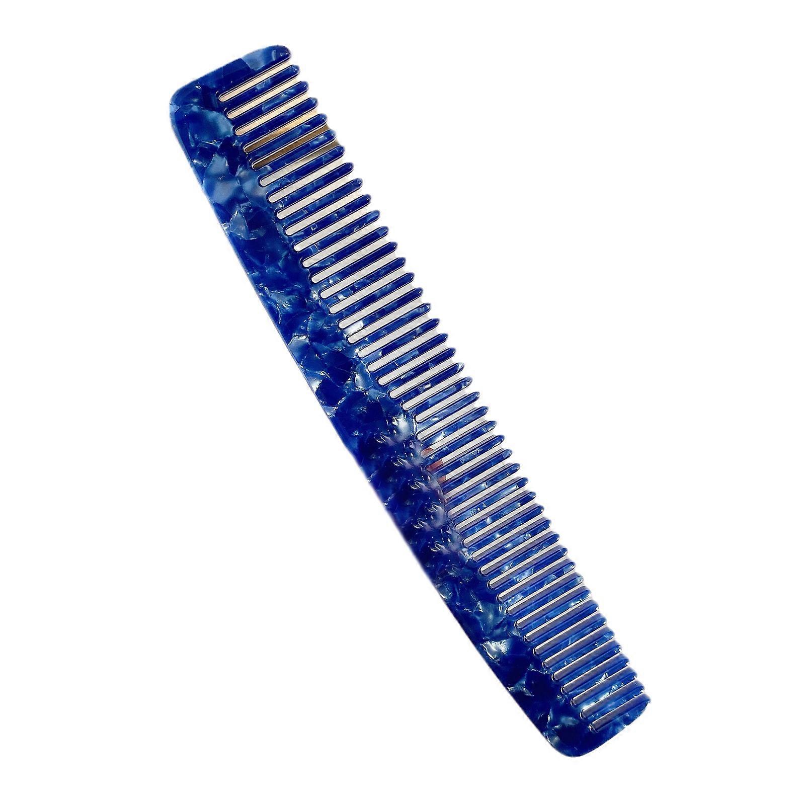 Vintage Acetate Hair Combs with Wide Tooth Chinese Style Tortoise for Shell Comb for Thick Curly Hair Anti-static Combs Sapphire blue