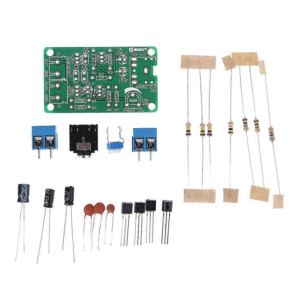 1Set White Noise Signal Generator DIY Electronic Kit 2-Channel Output for Test Electronic Components DIY Parts Blue