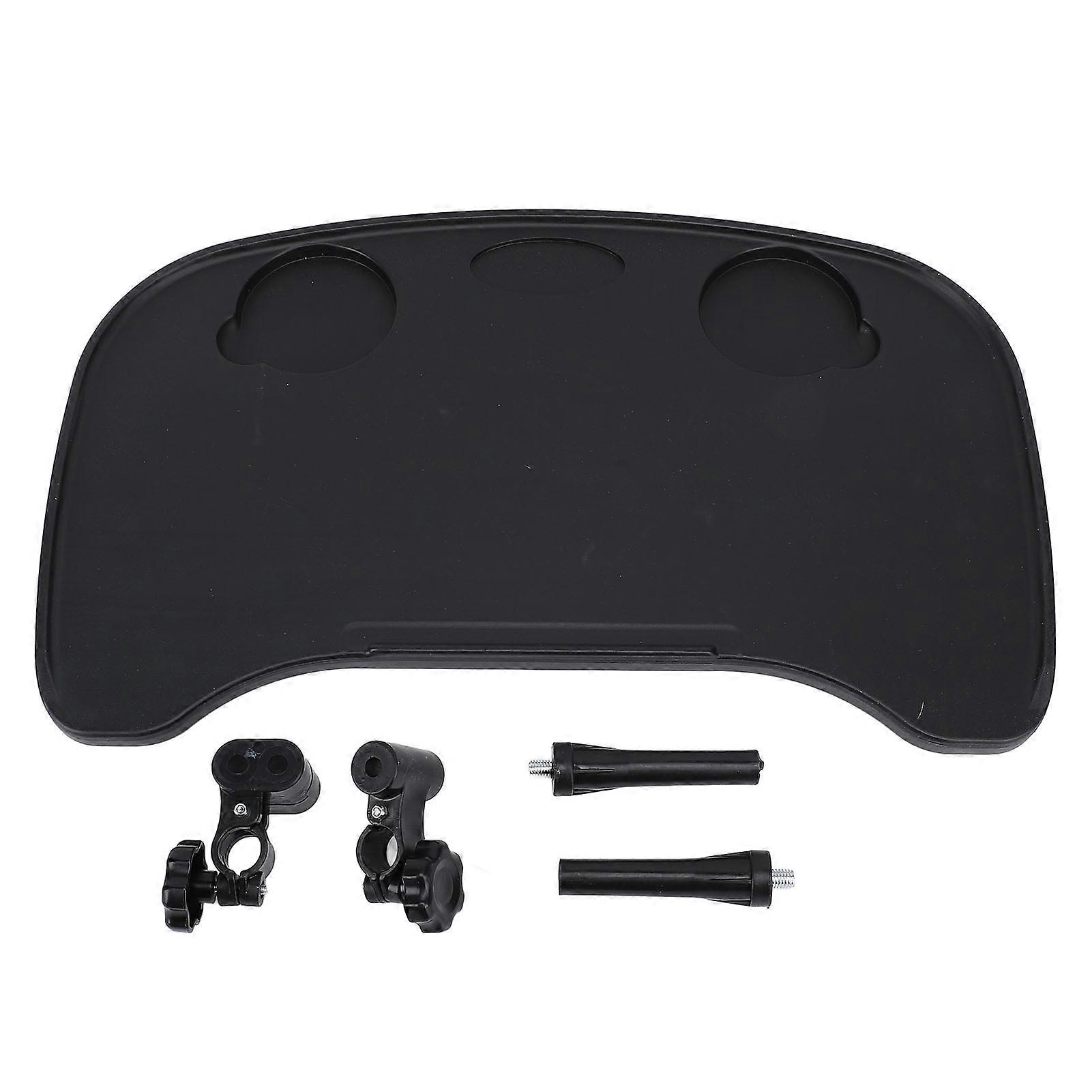 Wheelchair Tray Table Removable Thicken Wheelchair Desk Lap Board Eating Aid Portable Wheelchair Dining Table Board for Home Elderly Black