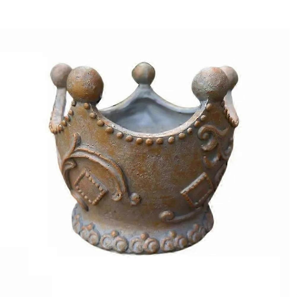 樹脂製多肉植物プランター レトロガーデンポット フラワーポット 装飾プランター 家庭用バルコニーガーデンパティオ屋内屋外用