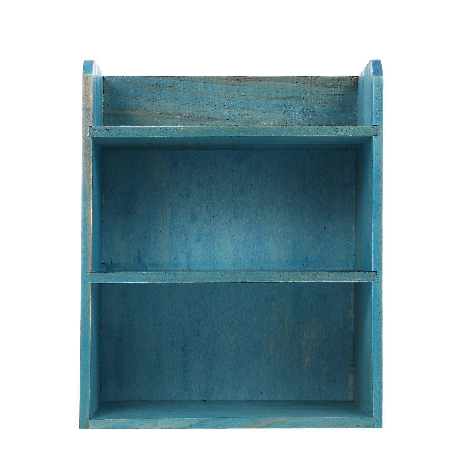 1PC Japanese-style Desktop Solid Wood Rack Multi-layer Mini Storage Holder