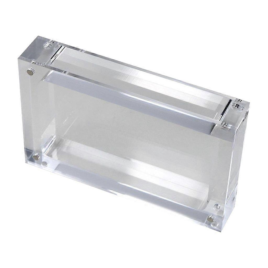 High Transparency Acrylic Magnetic Lid Cover Storage Box Case For Game Console