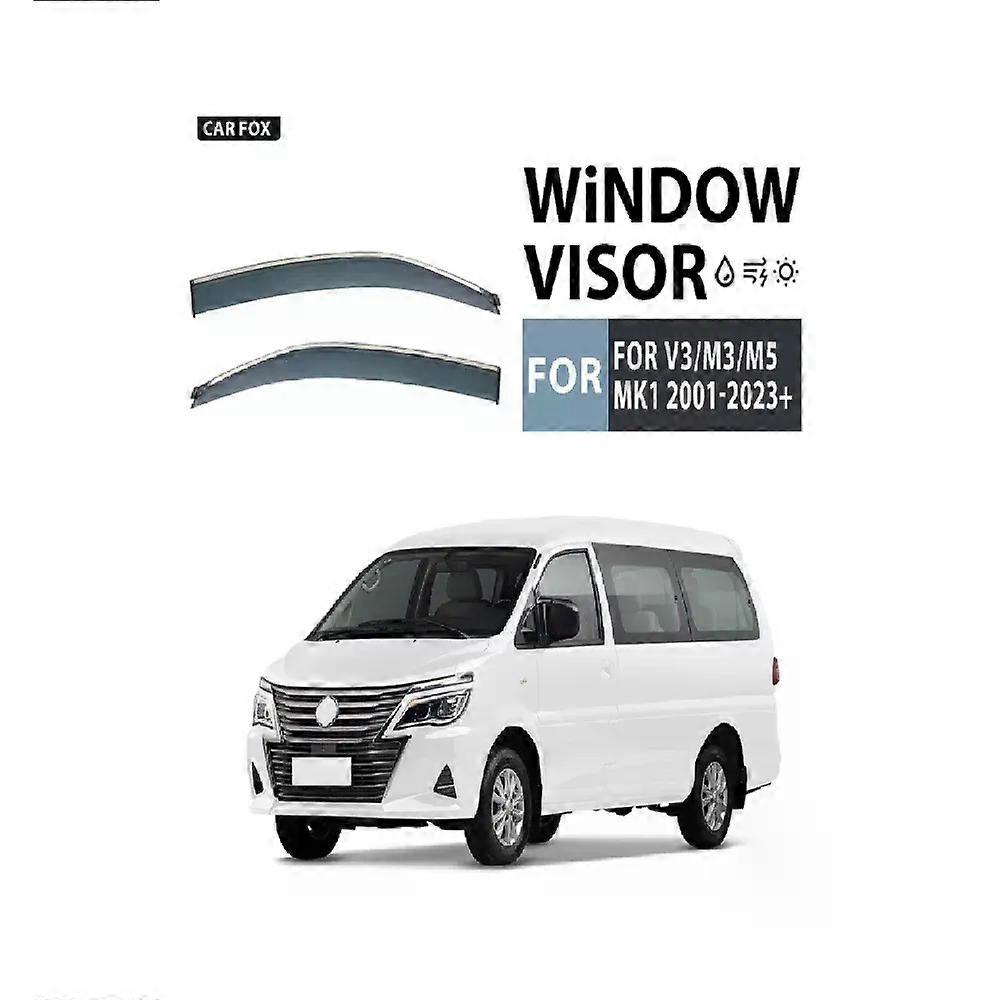 Applies to For Dongfeng Xiaokang Fengxing V3/M3/M5 2001+2023 CAR Window Visor Vent Wind Deflectors Visors Rain Guard Shades Visor