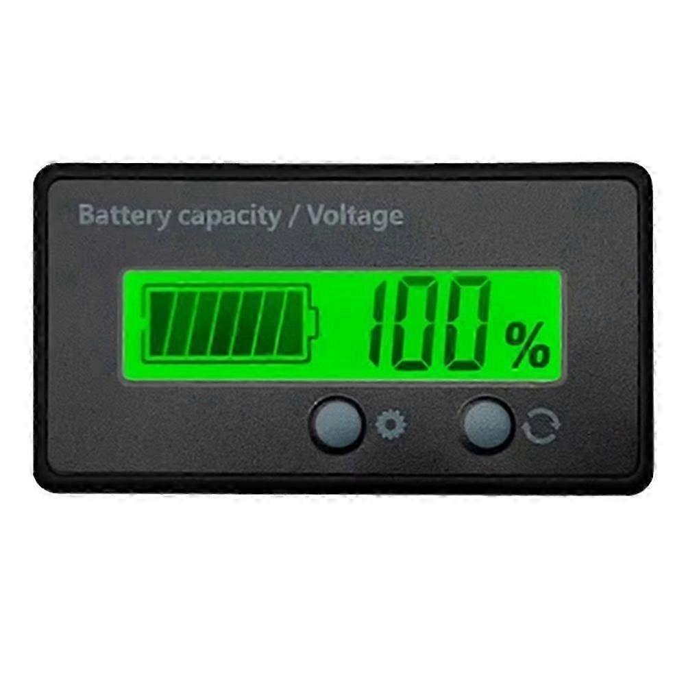 LED Digital Voltmeter Voltage Meter Tester Acid Lead Lifepo4 Lithium Battery 12V/24V/36V/48V Capacity Indicator