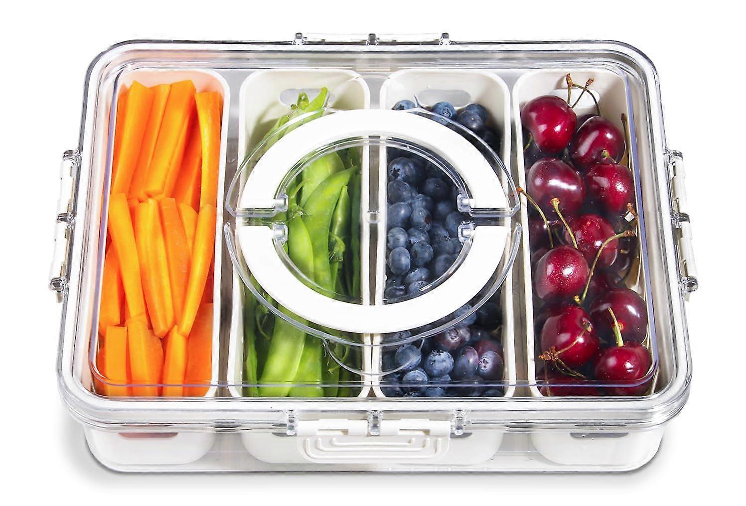 BPA-Free Fruit Storage Containers Fridge Snack Box Container