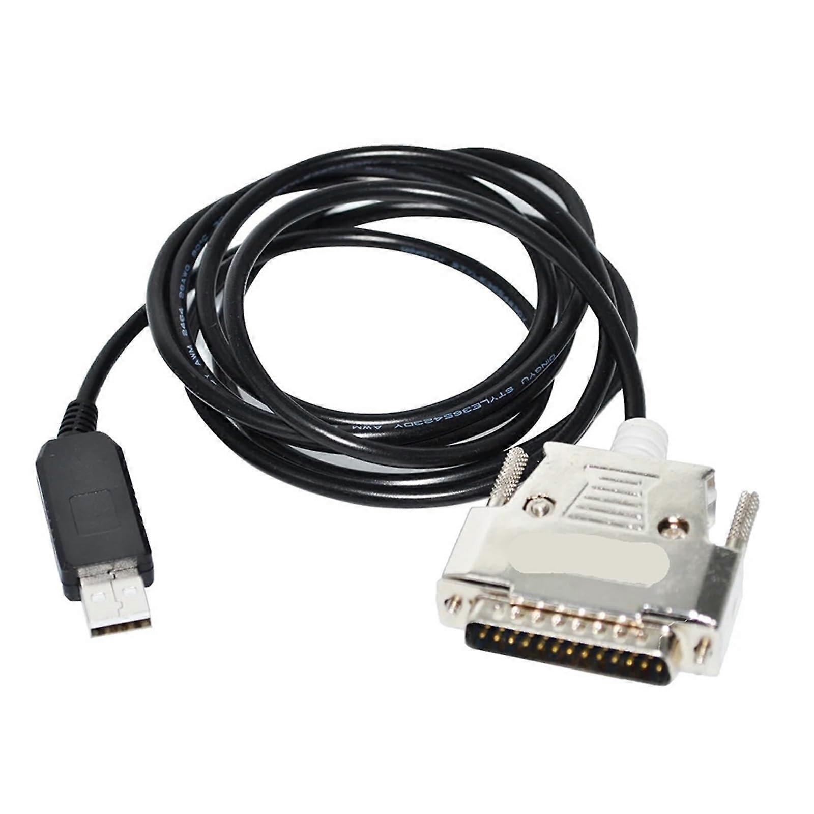 USB RS232 to D-SUB 25 PIN DB25 Male Adapter Serial Communication Cable(3 metres)