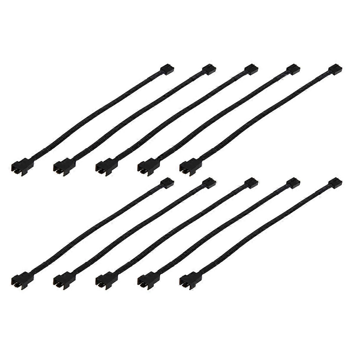 10PCS 4 Pin PWM Connector Case Fan Extension Power Cable