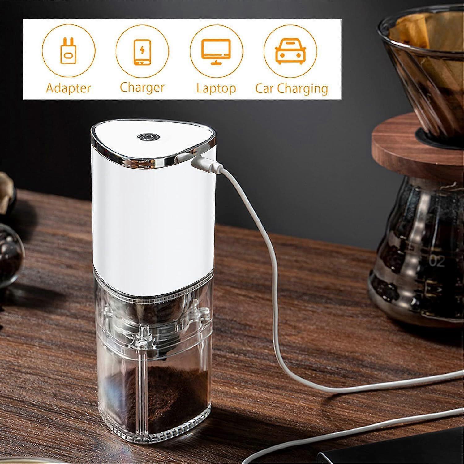 Portable Electric Burr Coffee Grinder