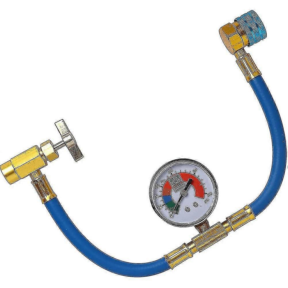 R1234YF Charging Hose Kit,R-1234YF Charging Hose and Meter,R1234YF Low-Side Quick Coupler Adapter,1/2 LH Can Opener