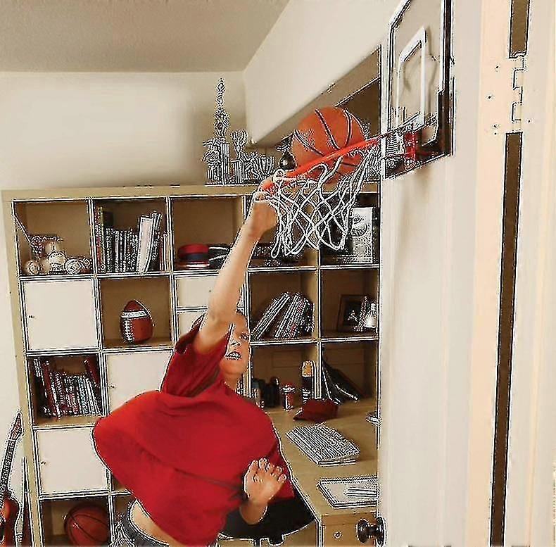 バスケットボールキッズプロ屋内ミニバスケットボールフープセットドア壁完全なアクセサリー