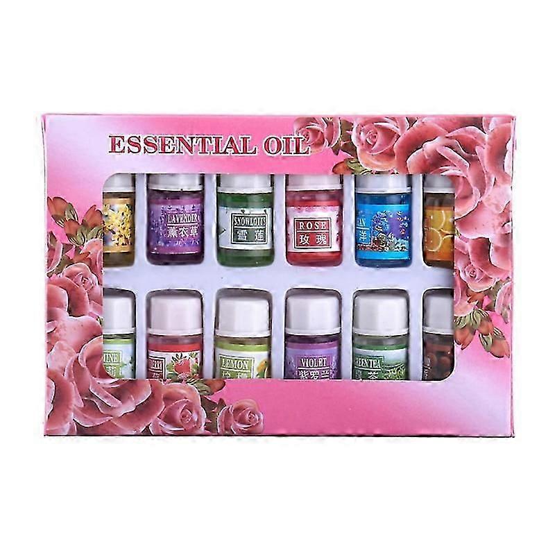 12pcs Aromatherapy Essential Oil Water-soluble Dropper Essential Oi for