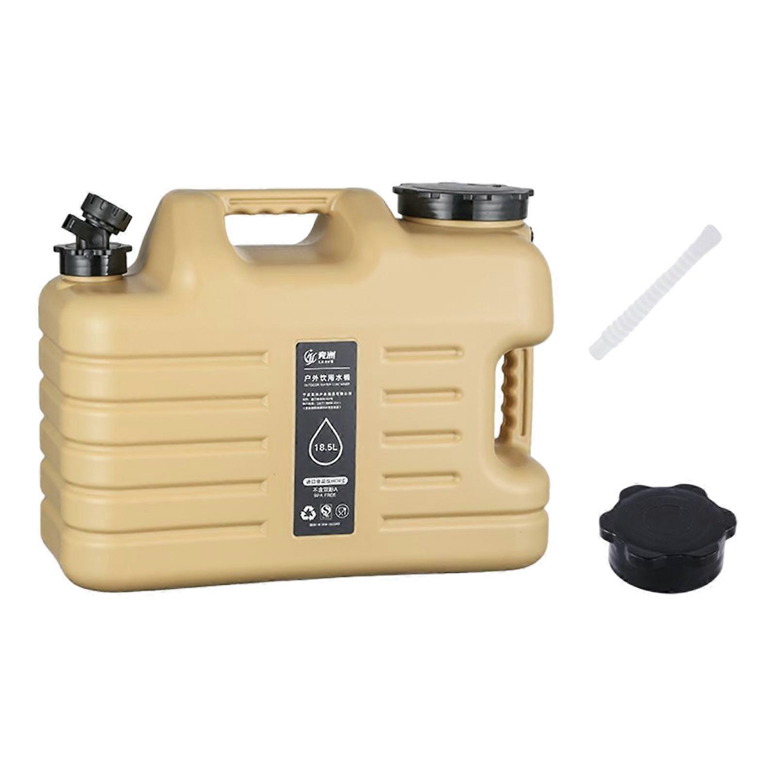 18.5L Water Container for Storage with Handles for Barbecue Home Use