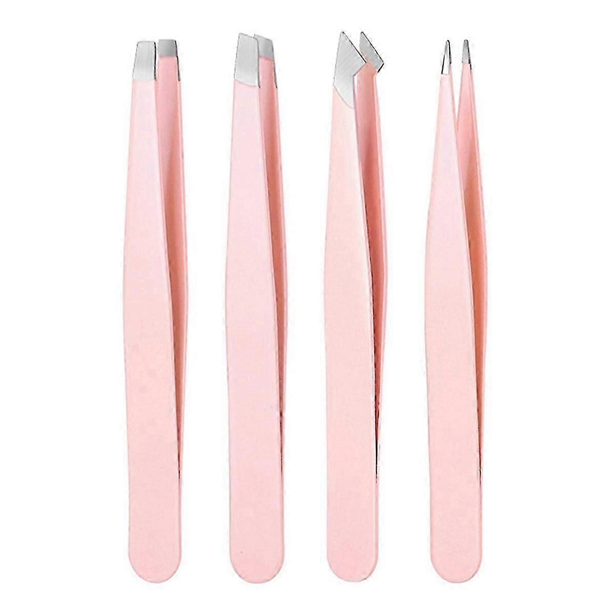 2 Sets of Eyebrow Clip Sets Stainless Steel Tweezers Eyebrow Clip Eyebrow Trimming Set Green well