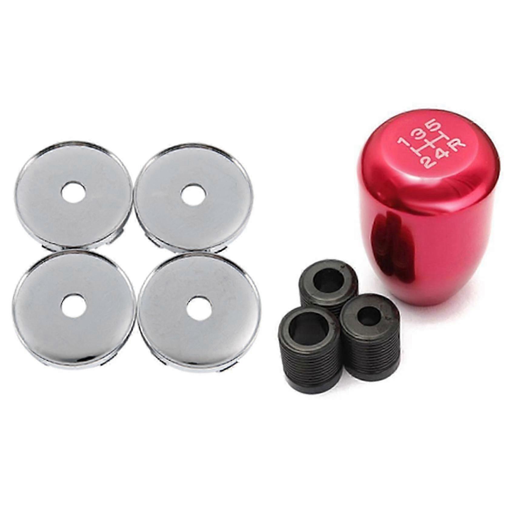 Universal Car 5 Speed Shift Knob Manual Gear Stick Shifter Red
