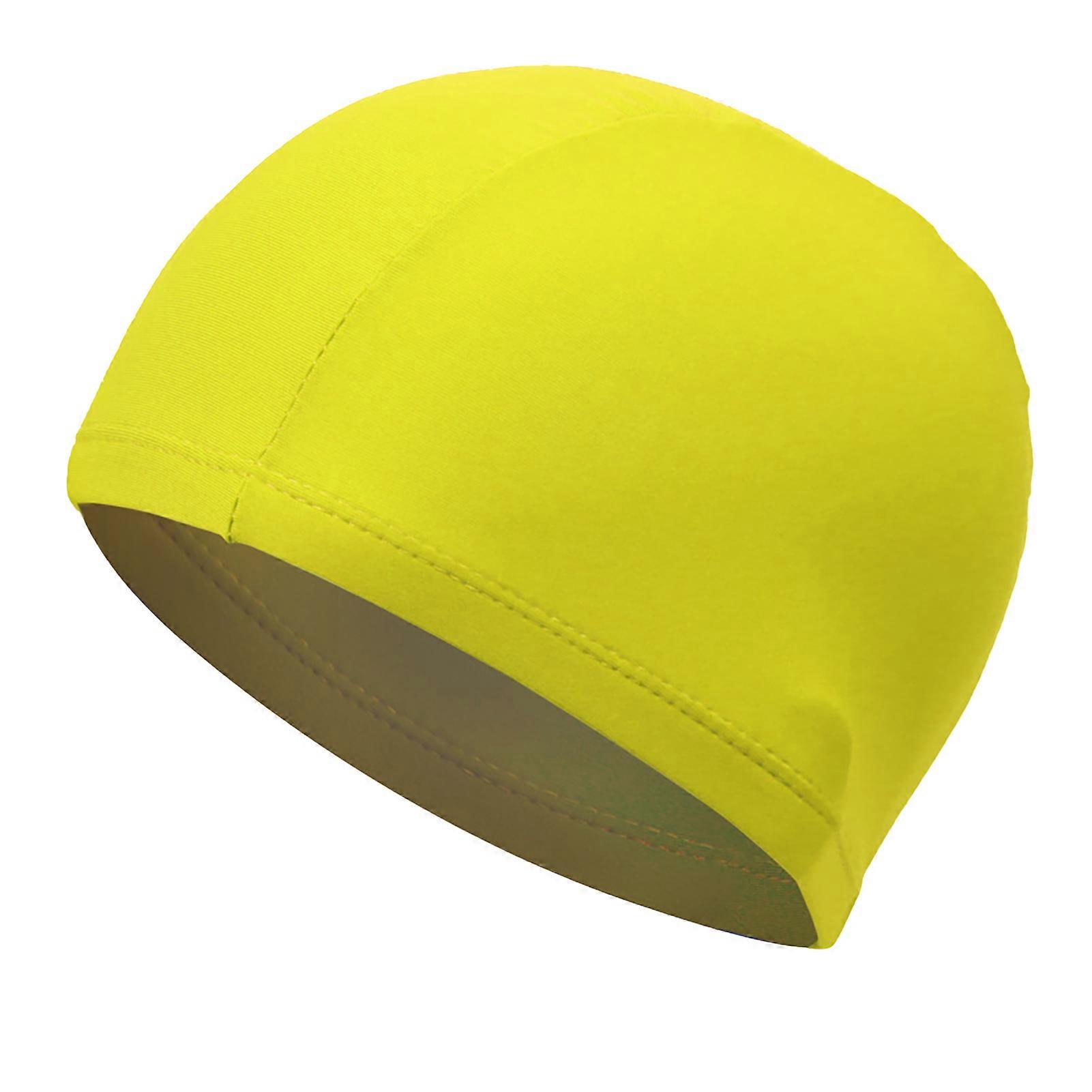 High Elasticity Thick Swimming Cap for Women and Men, Durable Polyester Bathing Hat for Pool and Beach Use