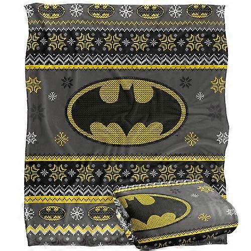 Batman Christmas Fair Isle Blanket