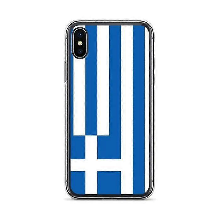 iPhone Case - PIXELFORMA - iPhone XS - Flag of Greece - Soft Silicone - Lightweight Design