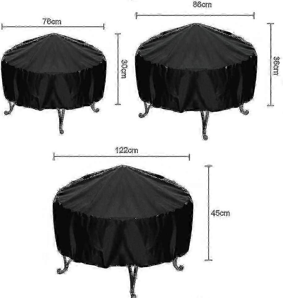 غطاء شواء دائري مقاوم للماء شديد التحمل لشواية غلاية حديقة خارجية مقاومة للأشعة فوق البنفسجية