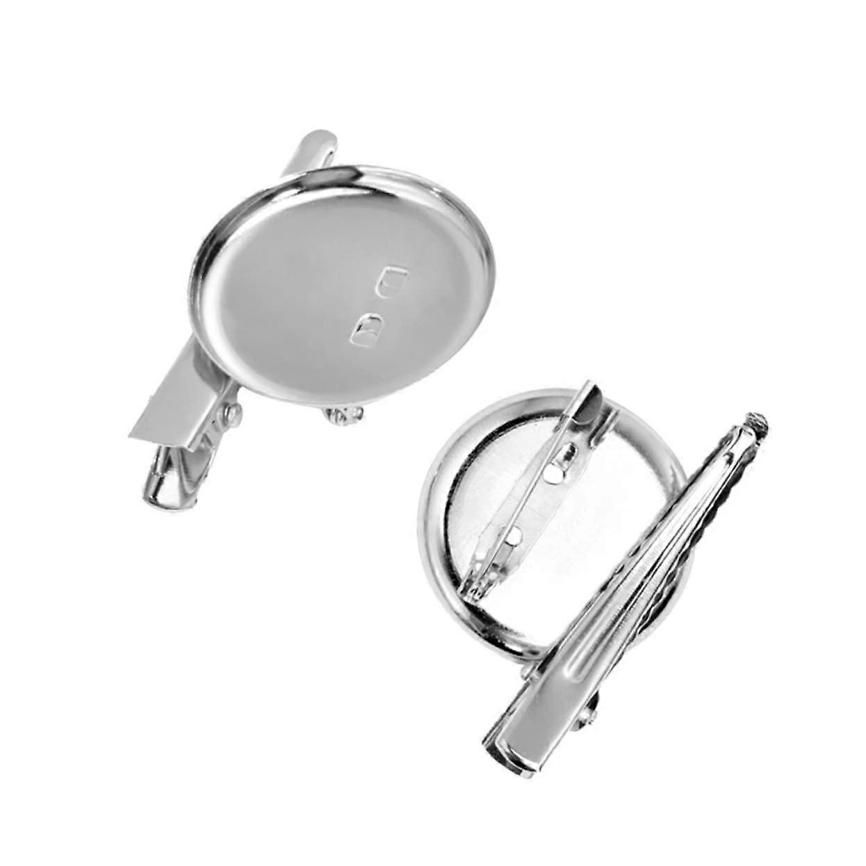 Brooch Making Accessories Set - Brooch Clasps, Pin Blanks, Lapel Bases, Brooch Clips, Buttonhole Trays