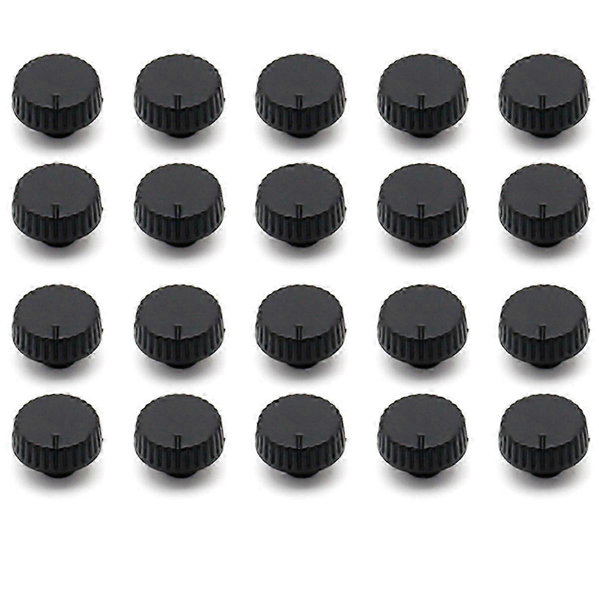 20PCS Thin Knob Cap Potentiometer Knob Volume Power Amplifier Adjustment Cap hwy