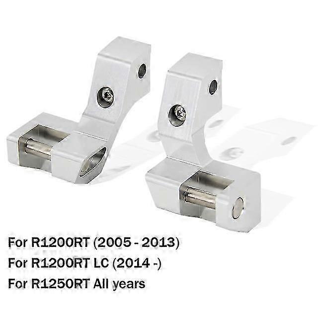 New For Bmw R1200rt 2005-2013 R1200rt Lc 2014- R1250rt All Years Foot Peg Rest Motorcycle Passenger Footpeg Lowering Kit
