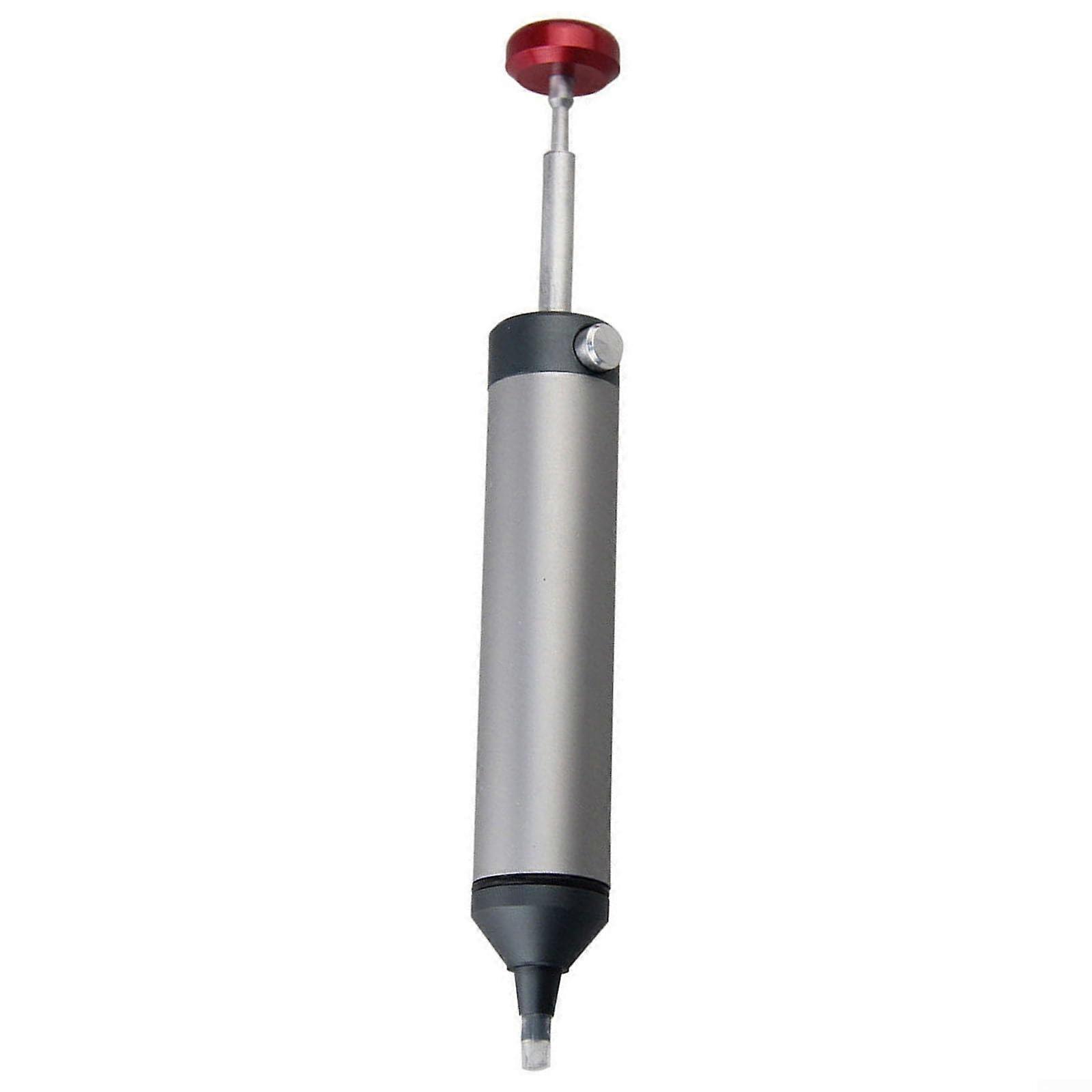 Desoldering pump tool with flexible nozzle for improved suction performance during repairs