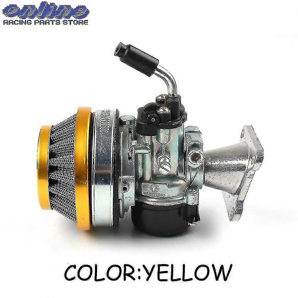 Conjunto de carburador ATV 49cc com filtro de ar compatível com mini motos de 47cc 49cc