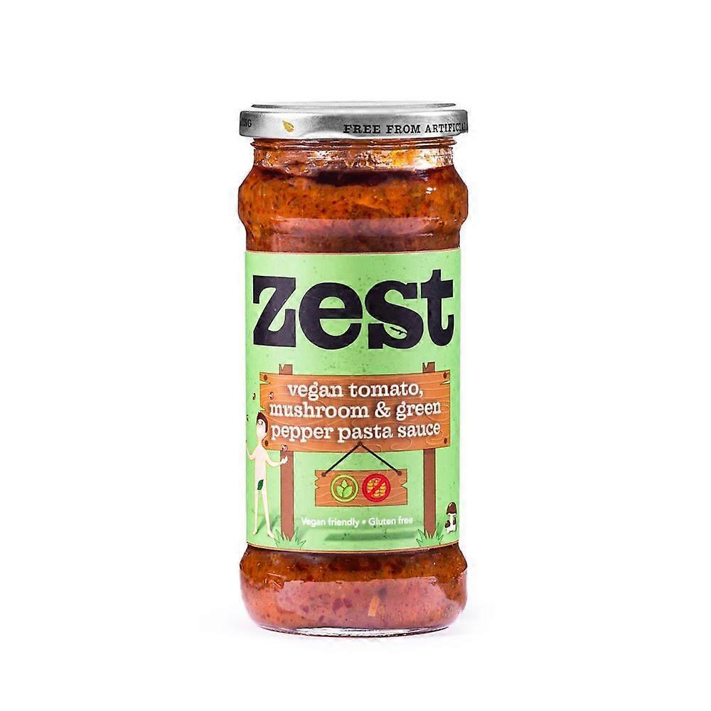 Zeste Tomate Champignons & Sauce Pâtes Poivron Vert 340g