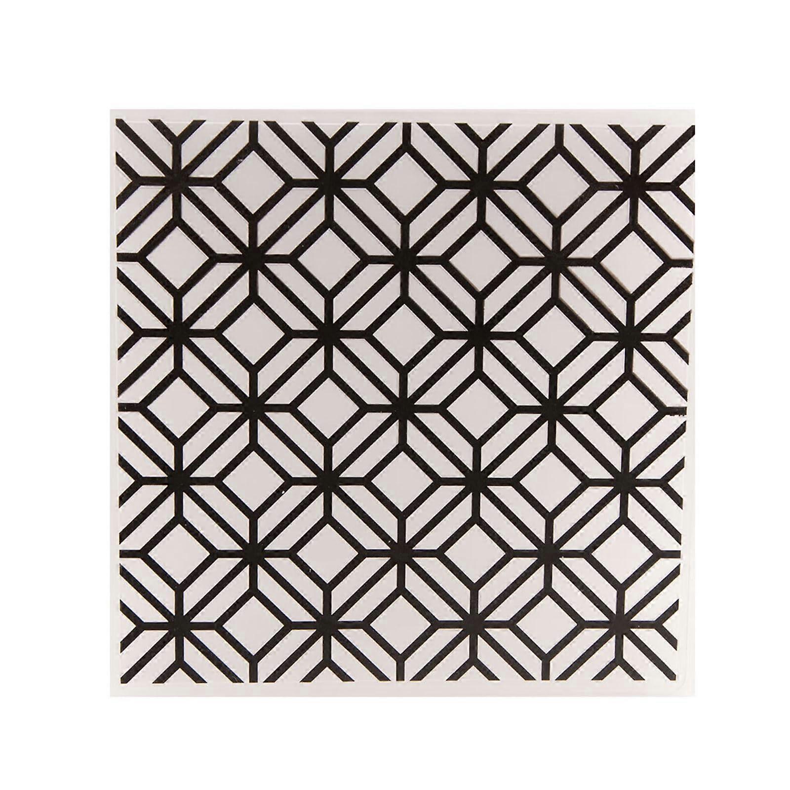 Diecut folder geometric template paper card stencil for card making scrapbooking photo album crafts handmade