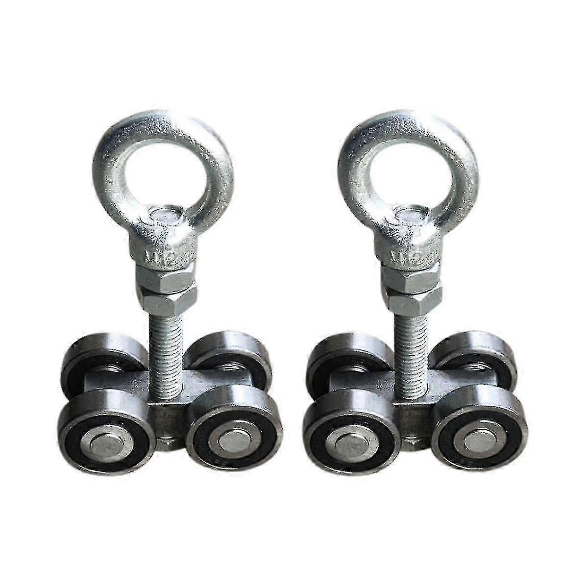 4 Wheel Silent Trolley Assembly Rollers Four Bearing Trolley Assembly Tall Unistruts Strut Channel 2025