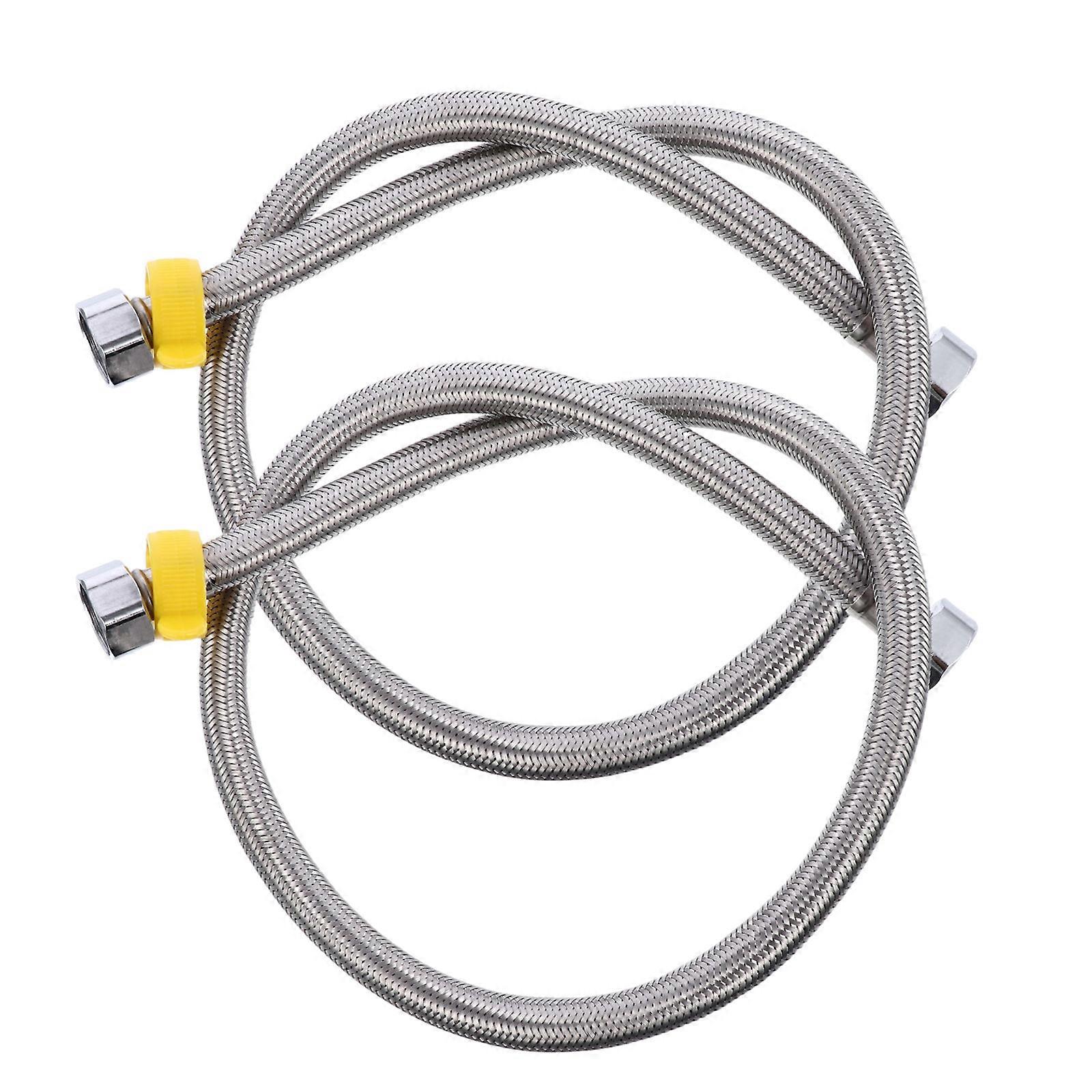Stainless Steel Shower Hose Extension for Bathroom Handheld Showerheads Durable Connection Tube with Smooth Surface for Shower Replacement