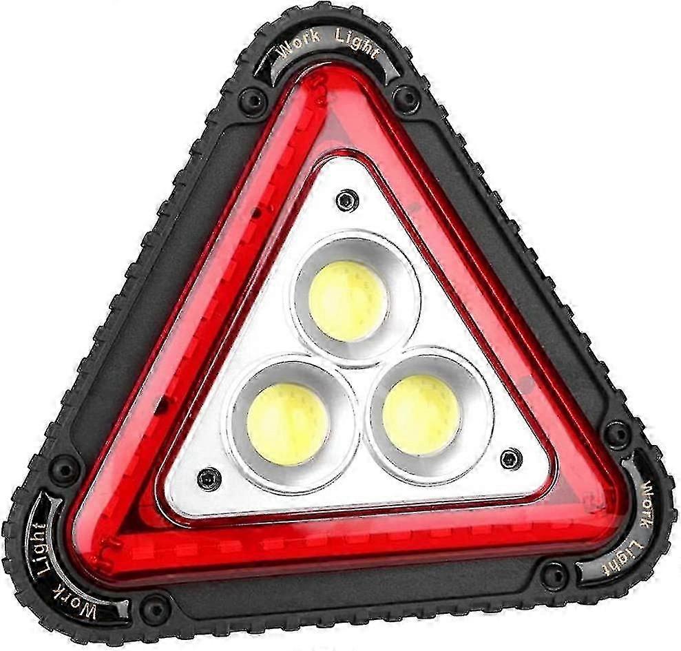 LED Warning Light for Cars with 3 XCOB and 33 LEDs, Featuring 4 Modes for Outdoor Emergency Use, 30W Breakdown Assistance Light for Camping 