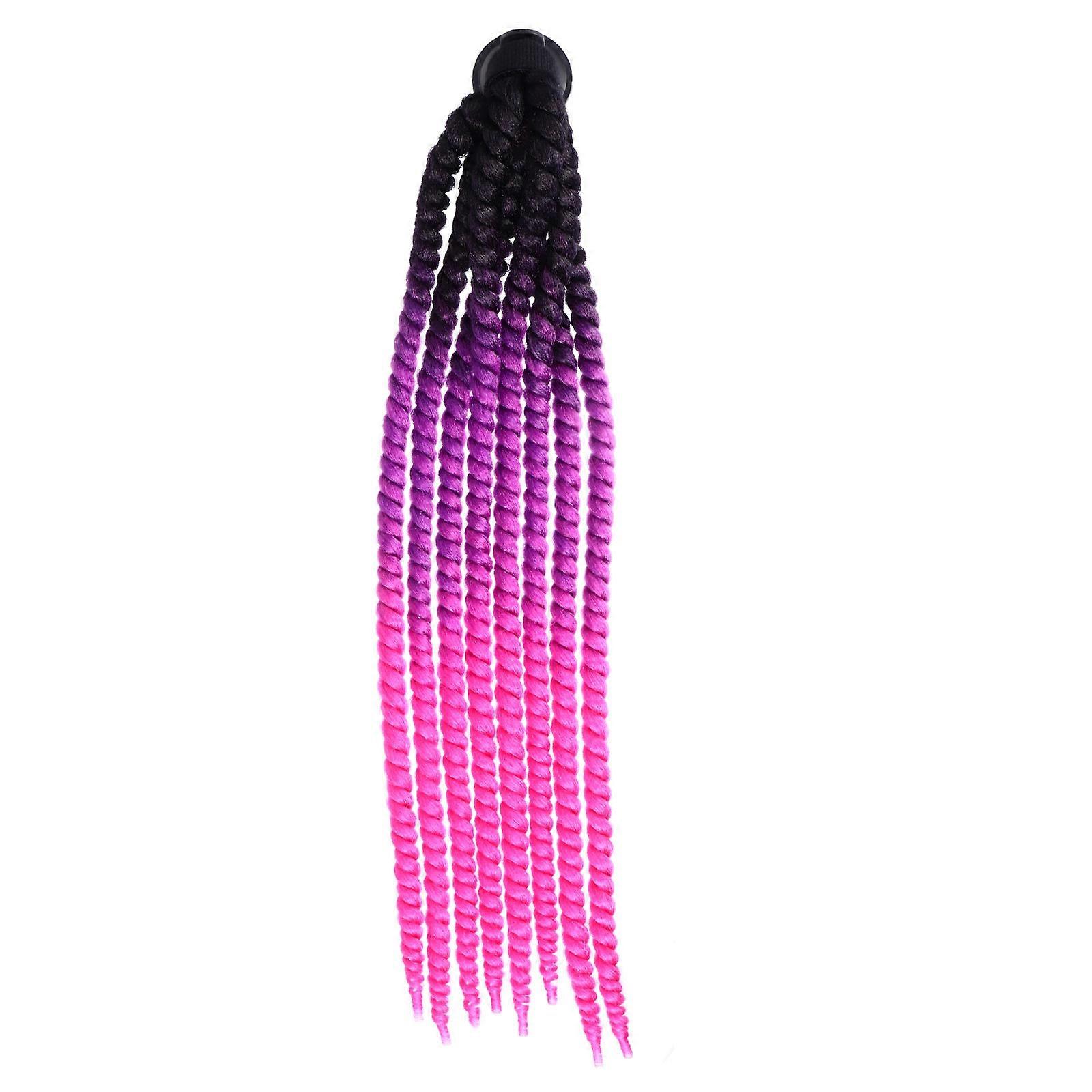 Universal Helmet Accessory with Lovely Braid Wig Shape for All Ages