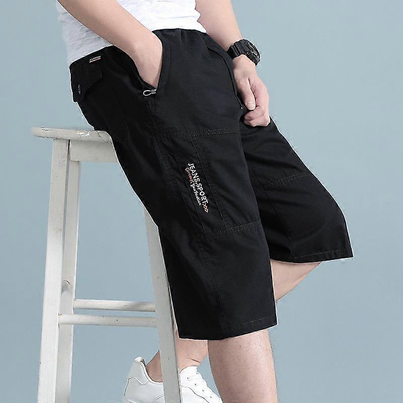 Men's Cargo Shorts Summer al Joggers Shorts Men Loose Work Casual Cotton Short Pants Man Plus Size 6XL