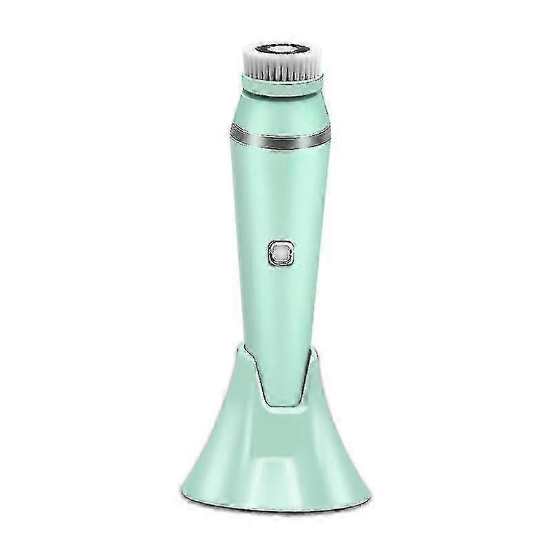 Rechargeable Waterproof Face Cleanser Brush with 3 Modes & 4 Brush Heads