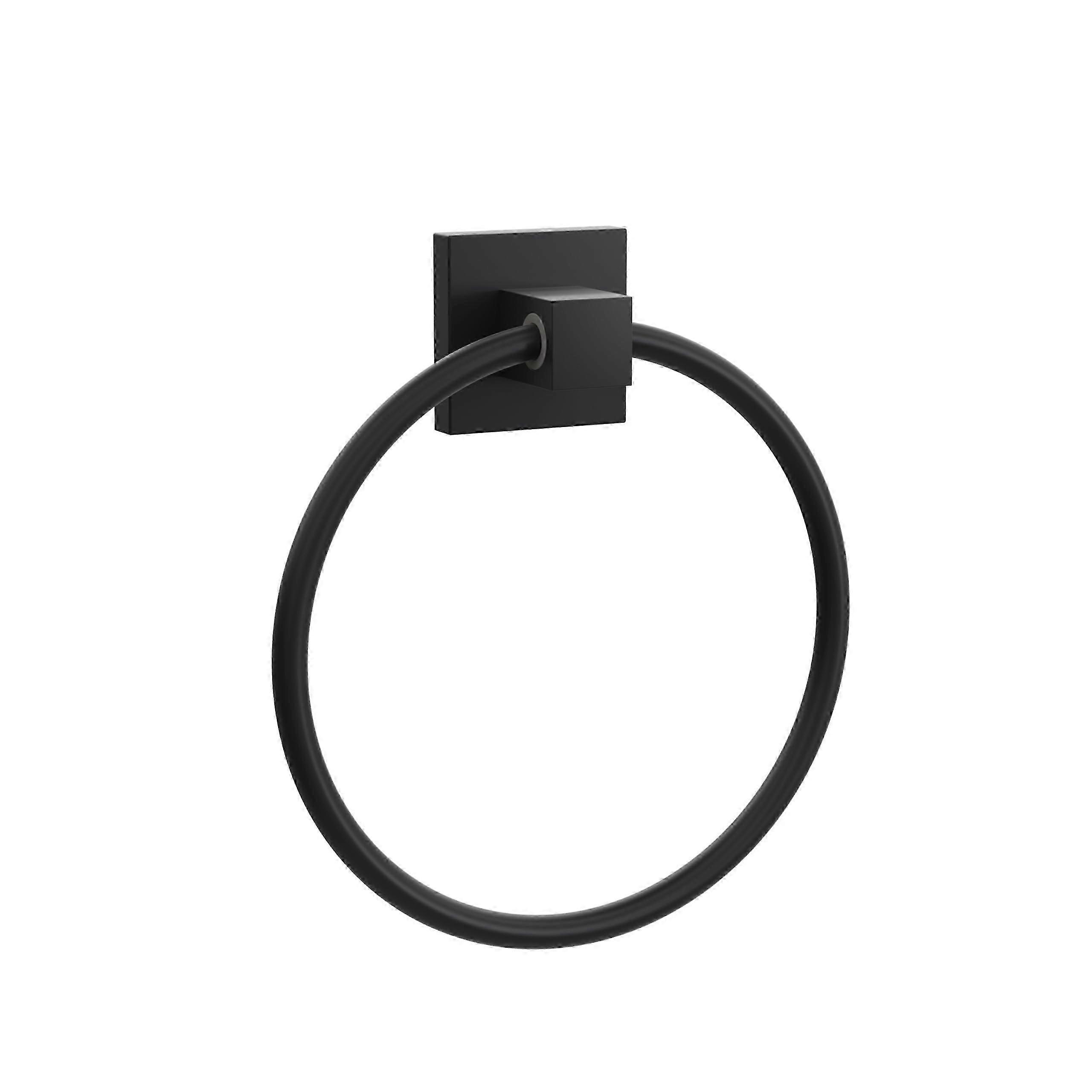 バスルーム用のステンレススチール製マットハンドタオルリング