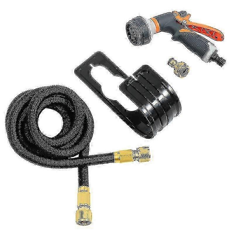 16X13.5x5.5cm Assorted Color Watering Cans 1 Set Telescopic Water Hose Watering Hose Gardening Hose
