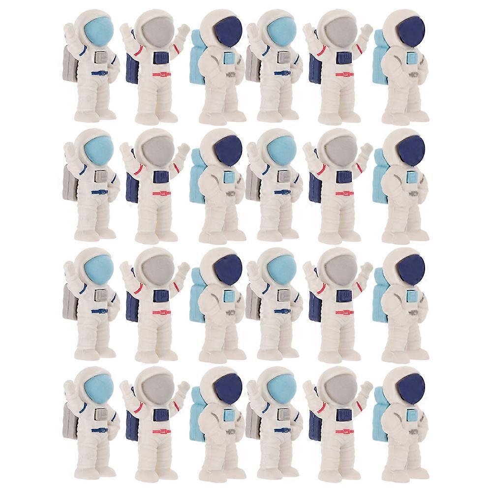 Charming Mini Erasers as Astronauts, Useful for Learning, Compact and Lightweight