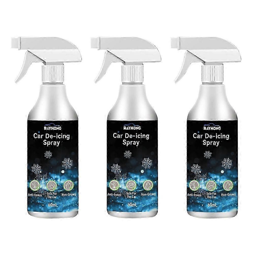 Fast-acting Ice Melting Spray For Windshields, De Icer For Car Windshield