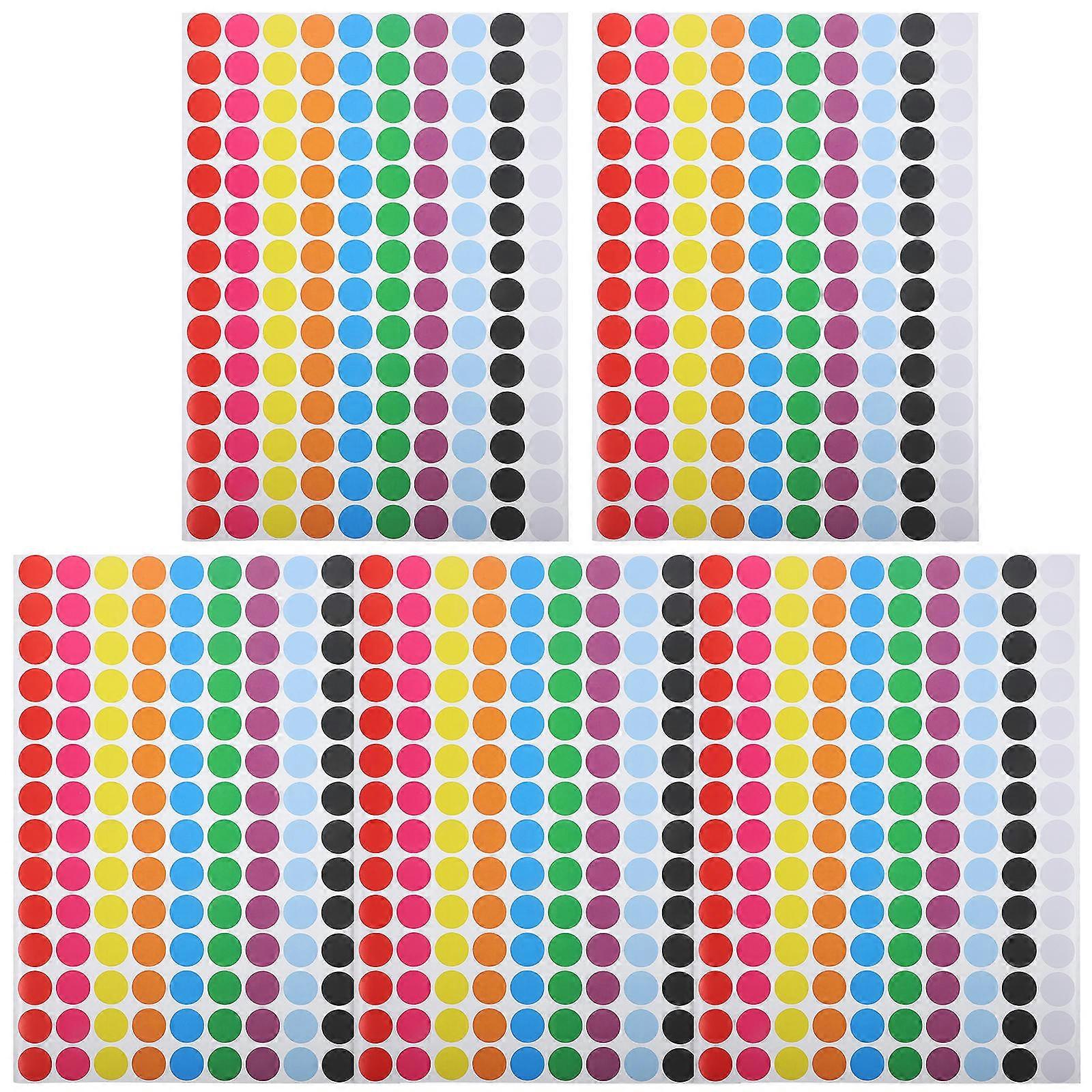 Practical Dot Stickers for Organizational Needs, Adhesive Backing Ensures Longevity