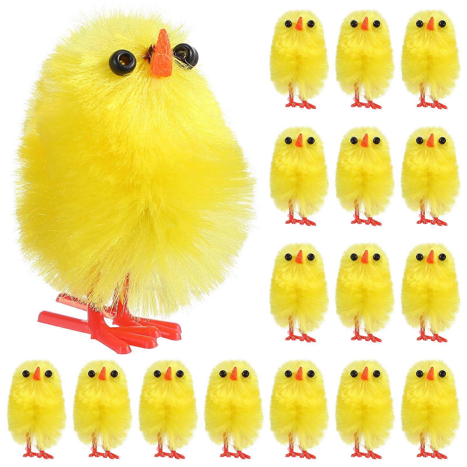 120pcs Cartoon Chicken Decorations for Easter Party Supplies